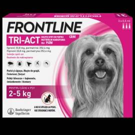 FRONTLINE TRI-ACT dla psów 2-5 kg 3 pipety