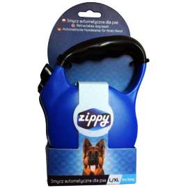 ZIPPY Smycz dla psa automat basic niebieska L/XL