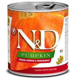 N&D Dog chicken&pump&pomegra 285 gr