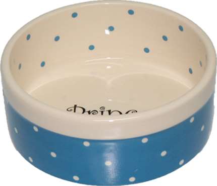 Miska ceramiczna dla psa Prince niebieska 15,5x6cm