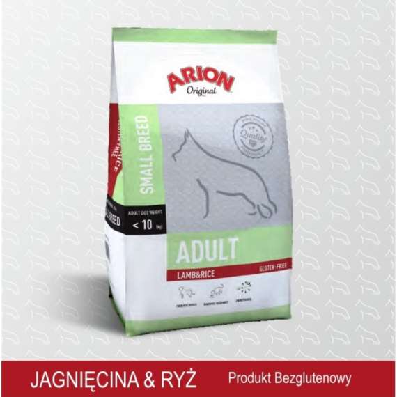Arion Original małe rasy jagnięcina&ryż 7,5kg