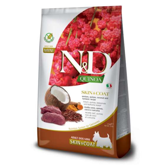 N&D Dog Quinoa Skin & Coat Venision mini 800 gr