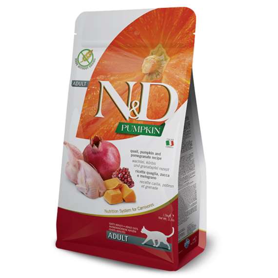 N&D Pumpkin Cat Quail&pomegranate adult 1,5 kg