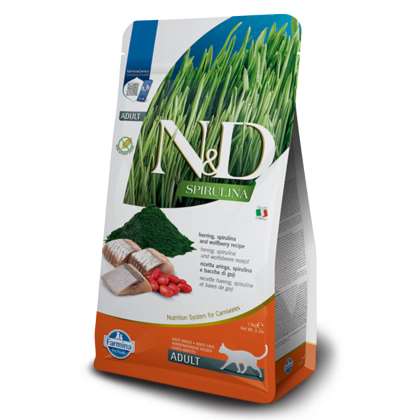 N&D HERRING, SPIRULINA AND WOLFBERRY ADULT 1,5kg