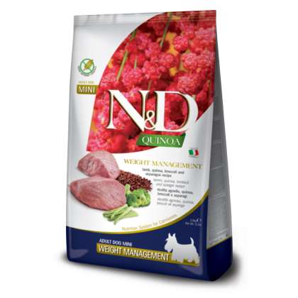 N&D Dog Quinoa Weight Management Lamb mini 800 gr