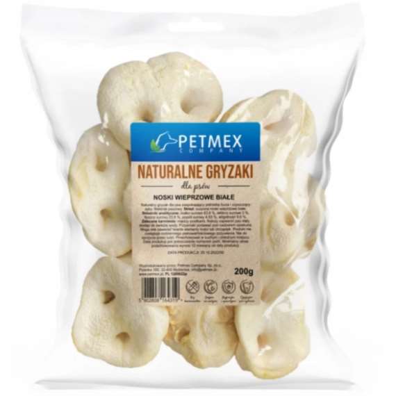PETMEX - Noski wieprzowe białe 200g