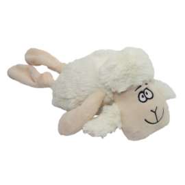 Owca biała pluszowa piszcząca 35cm