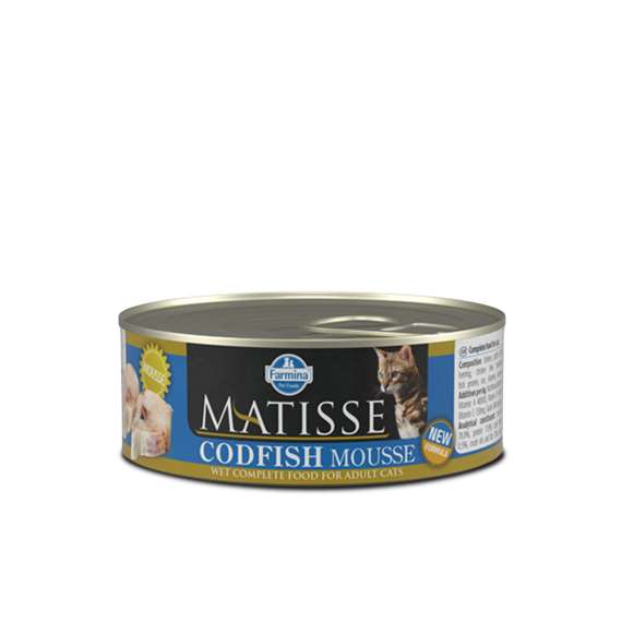 Matisse Cat mousse codfish 85 gr