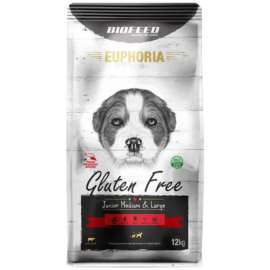 Euphoria Gluten Free junior M&L Beef 12kg