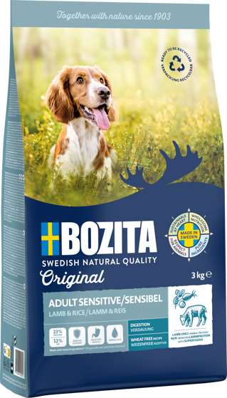 Bozita Original Sensitive Digestion jagnięcina 3kg