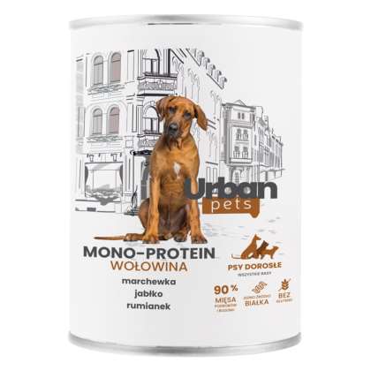 Karma mokra Urban Pets Mono Protein wołowina 400 g