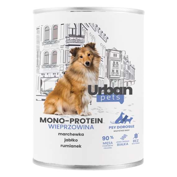 Karma mokra Urban Pets Mono Protein wieprzowi400 g