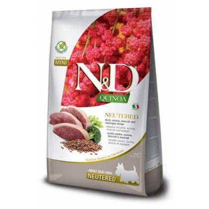 N&D Dog Quinoa Neutred Duck mini 800g