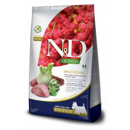 N&D Dog Quinoa digestion lamb&fennel ad mini 800gr