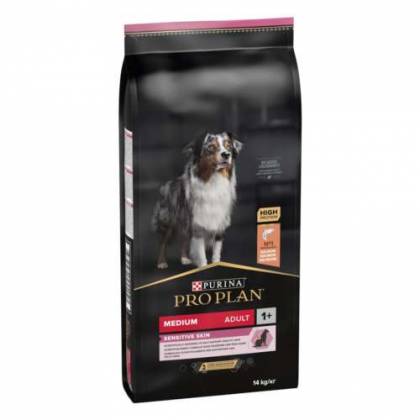 PURINA PRO PLAN Medium Sensitive Skin Łosoś 14kg