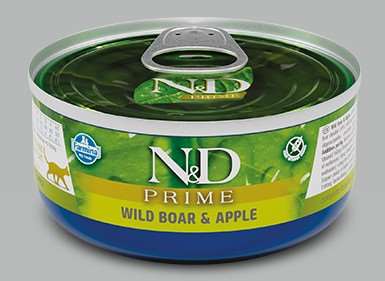 N&D PRIME CAT BOARD&APPLE ADULT 70gr