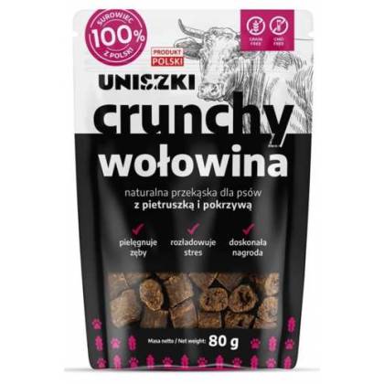 Crunchy wołowina - Pietruszka Pokrzywa 80 gram