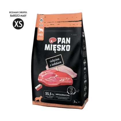 Pan Mięsko cielęcina z indykiem XS 3kg