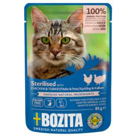 Bozita Indoor&Sterilised kurczak i indyk 85gr