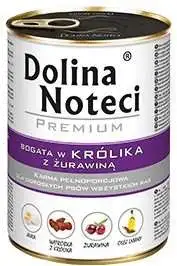 DOLINA NOTECI Premium królik z żurawiną 400g