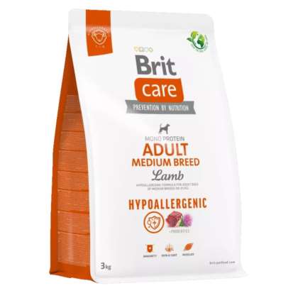 Brit Care Dog Hypoallergenic Adult Medium Lamb 3kg