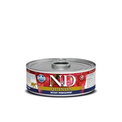 N&D CAT QUINOA WEIGHT MANAGEMENT ADULT 80gr