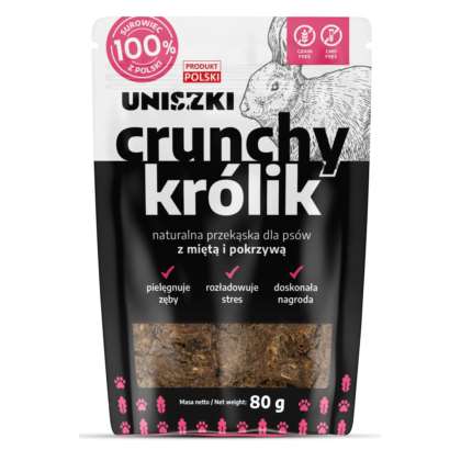 Crunchy królik 80 gram