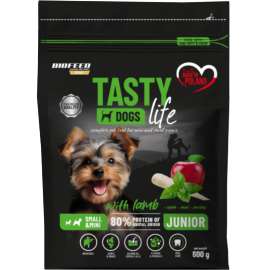 Tasty Dogs Life JUNIOR M&S z jagnięciną 600 gr