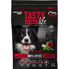 Tasty Dogs Life z wołowiną 3 kg (średnie i duże)