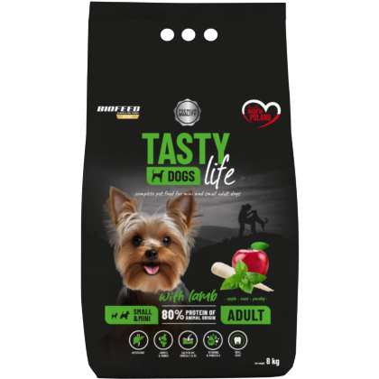 Tasty Dogs Life  z jagnięciną 8 kg (mini i małe)