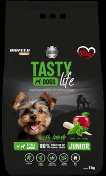 Tasty Dogs Life JUNIOR M&S z jagnięciną 8 kg