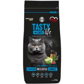 Tasty Cats Life STERILISED z łososiem 1,5 kg