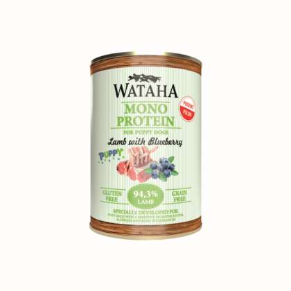 WATAHA MONO PROTEIN  PUPPY 94,3% JAGNIĘCINA 400gr