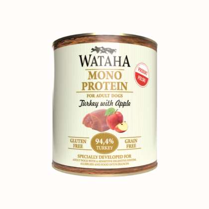 WATAHA MONO PROTEIN  94,4% INDYK Z JABŁKIEM 800gr