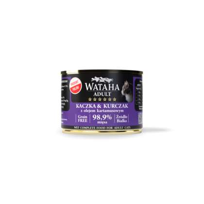 Wataha hunt adult cat kaczka kurczak 200g