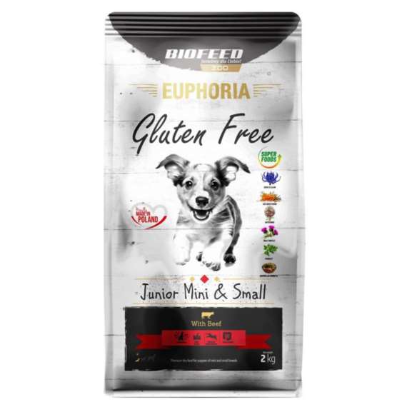 Euphoria Gluten Free junior M&S Beef 2 kg