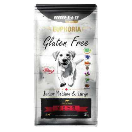 EUPHORIA GLUTEN FREE-SZCZENIĘTA ŚRiD WOŁOWINA 12KG