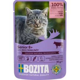 Bozita Pouch Senior 8+ wołowina w sosie 85gr