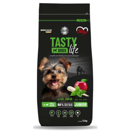 Tasty Dogs Life JUNIOR M&S z jagnięciną 1,5 kg