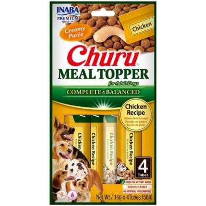 INABA DOG MEAL TOPPER CHICKEN 4x14g (56g)