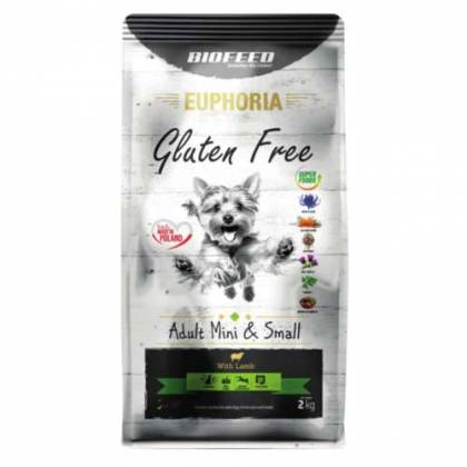 EUPHORIA GLUTEN FREE-DOROSŁE PSY MiMR JAGNIĘC. 2KG EUPHORIA GLUTEN FREE-DOROSŁE PSY MiMR JAGNIĘC. 2KG