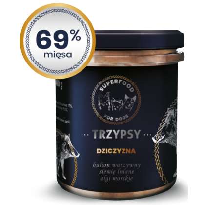 TRZYPSY bulion warzywny z dziczyzną 300g