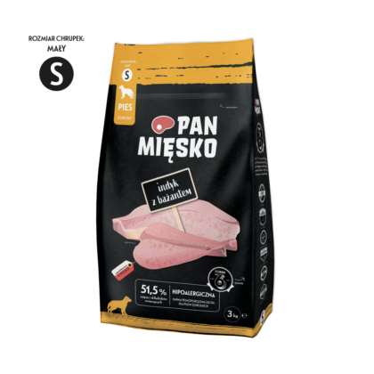 Pan Mięsko indyk z bażantem 3kg S