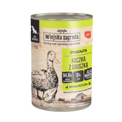 Wiejska Zagroda Kaczka z gruszką 400 gr