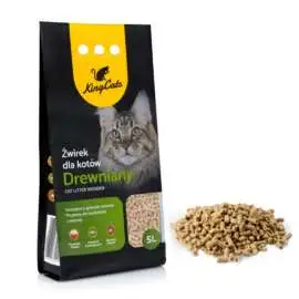 Żwirek dla kotów drewniany 5l Żwirek dla kotów drewniany 5l