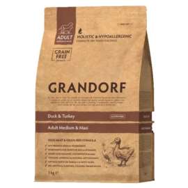 Grandorf Dog Duck & Turkey - Medium & Maxi 3kg