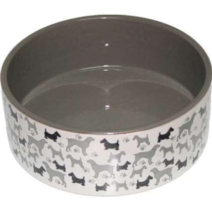 Miska ceramiczna dla psa Psy 15,5x6cm Miska ceramiczna dla psa Psy 15,5x6cm