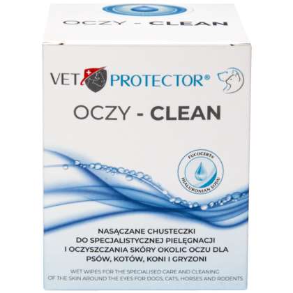 VET PROTECTOR OCZY – CLEAN 20 chusteczek VET PROTECTOR OCZY – CLEAN 20 chusteczek