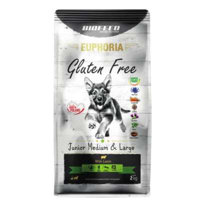 EUPHORIA GLUTEN FREE-SZCZENIĘTA ŚiDR JAGNIĘC. 2KG EUPHORIA GLUTEN FREE-SZCZENIĘTA ŚiDR JAGNIĘC. 2KG