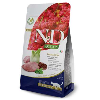 N&D Cat Quinoa Digestion Lamb,Cranber adult 300 gr N&D Cat Quinoa Digestion Lamb,Cranber adult 300 gr
